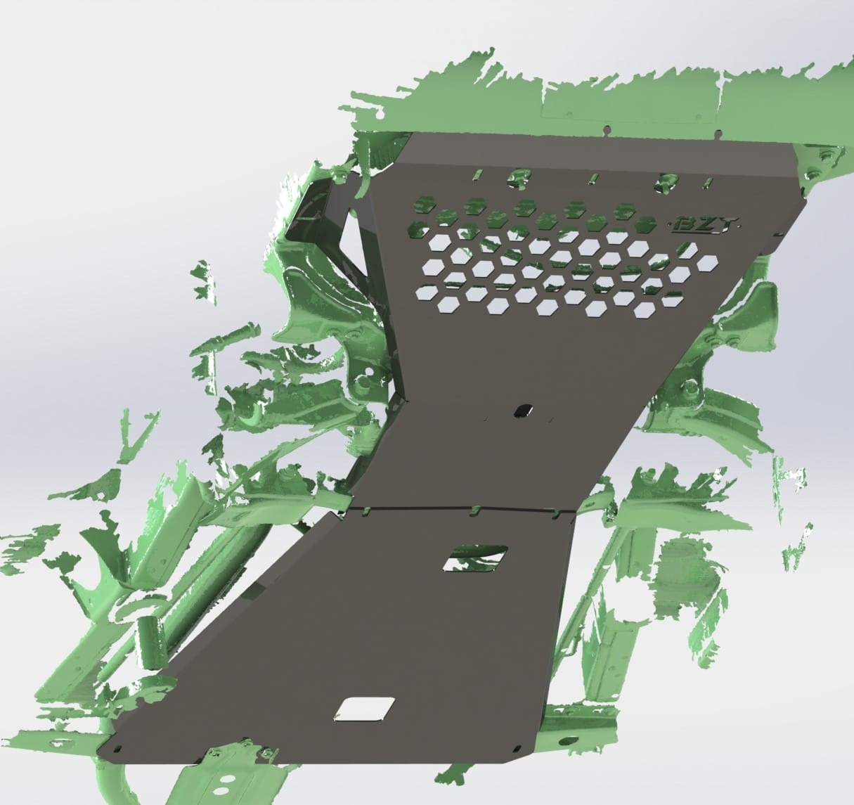Toyota Land Cruiser 100VX Bash Plate – Full (2 Piece)