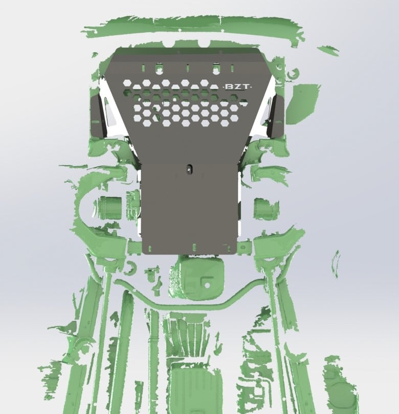 Toyota Land Cruiser 100VX Bash Plate – Half (Single Piece)
