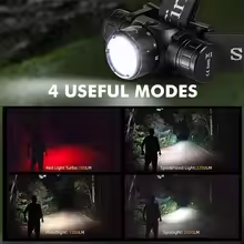 Sofirn HS21 2200 Lumen 230m Throw Rechargeable Headlamp with 18650 Battery