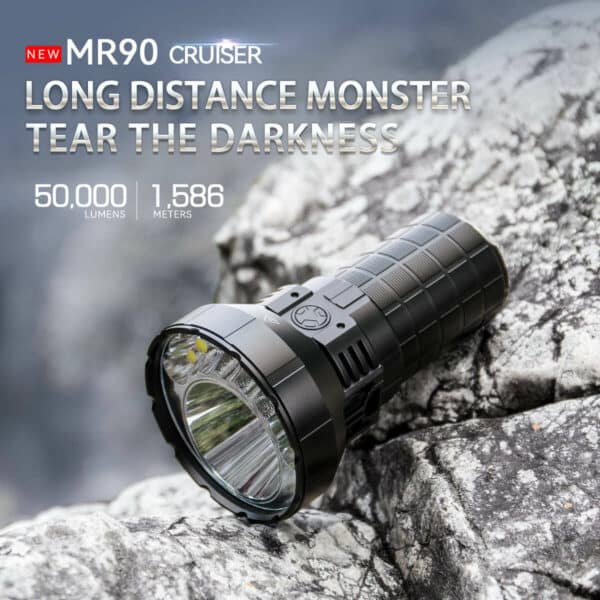 Imalent MR90 50000 Lumen 1586m Throw Rechargeable LED Searchlight