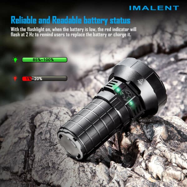 Imalent MR90 50000 Lumen 1586m Throw Rechargeable LED Searchlight