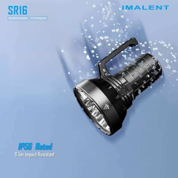 Imalent SR16 55000LM 1715m Rechargeable Tactical Flashlight