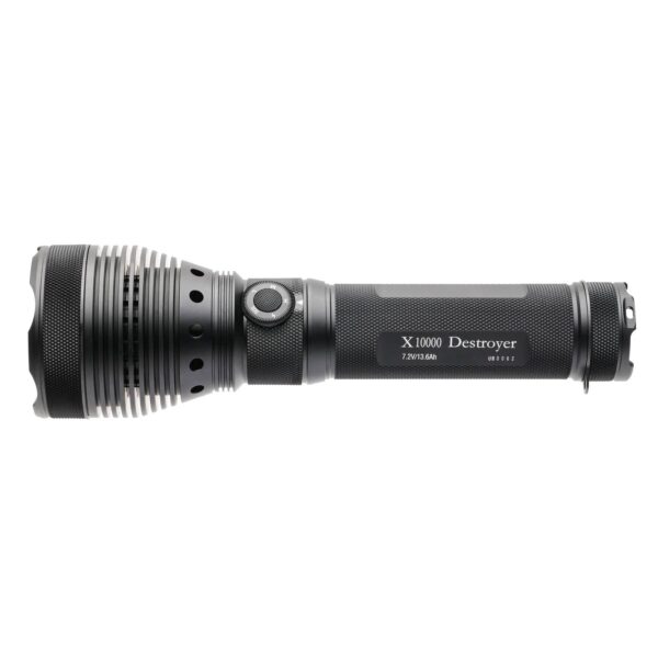 Powertac Destroyer X10K G2 9500LM 1400m Search Flashlight