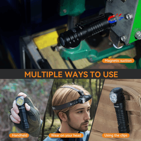 Sofirn HS41 4000 Lumen 325m Throw Rechargeable Headlamp with 21700 Battery