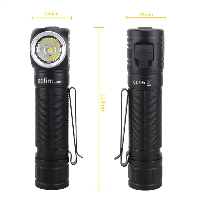 Sofirn HS40 2000 Lumen 175m Throw Rechargeable Headlamp with 18650 Battery