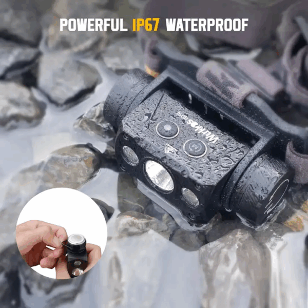 Wurkkos HD50 4000 Lumen 239m Throw Rechargeable Headlamp with 21700 Battery