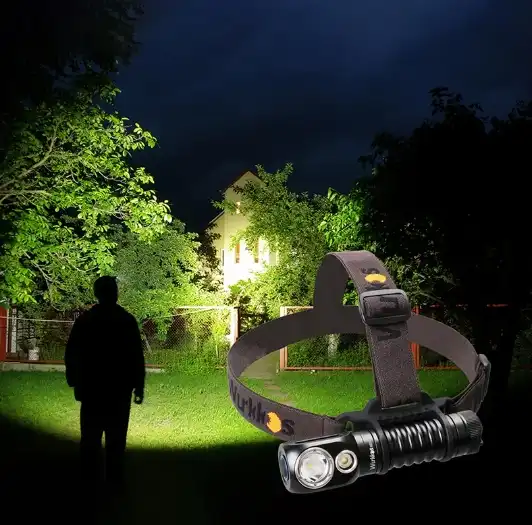 Wurkkos HD20 2000 Lumen 144m Throw Rechargeable Headlamp with Battery