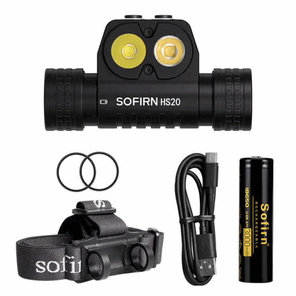 Sofirn HS20 2700 Lumen 175m Throw Rechargeable Headlamp with 18650 Battery