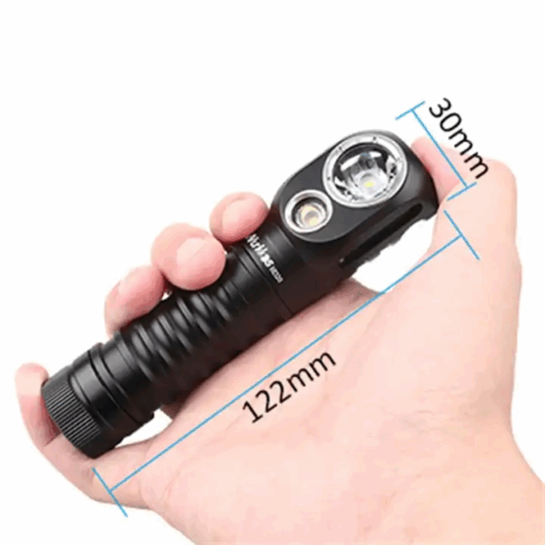 Wurkkos HD20 2000 Lumen 144m Throw Rechargeable Headlamp with Battery