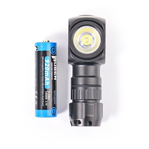 Wuben H5 400 Lumen 73m Throw Rechargeable LED Headlamp Flashlight with 14500 Battery