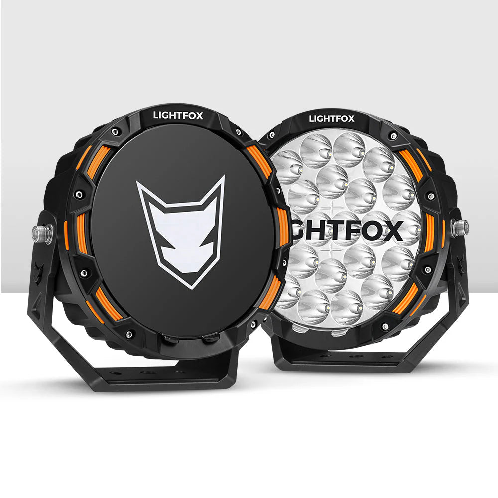 Lightfox 9inch LED Driving Light 1Lux@3,781ft/1,150m IP68 20,200 Lumens