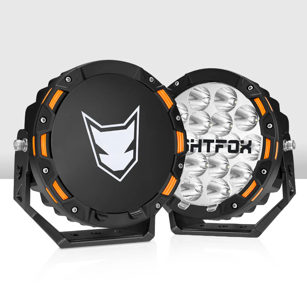 Lightfox 7inch LED Driving Light 1Lux@2,675ft/816m IP68 12,603 Lumens