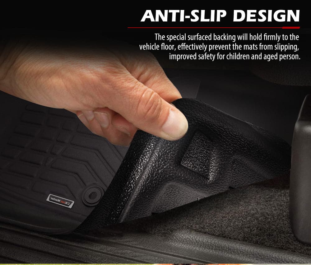 Kiwi Master 3D TPE Car Floor Mats Liner fit Toyota Hilux GD6 Dbl Cab Auto 2016 - New