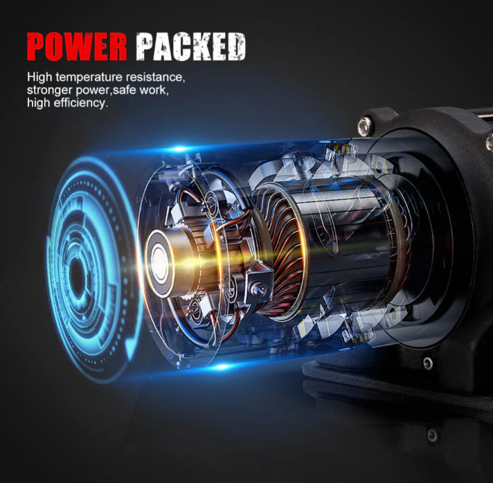 Fieryred Electric Winch 12V 5500LBS(2494KG) Synthetic Rope Wireless Remotes ATV UTV Boat