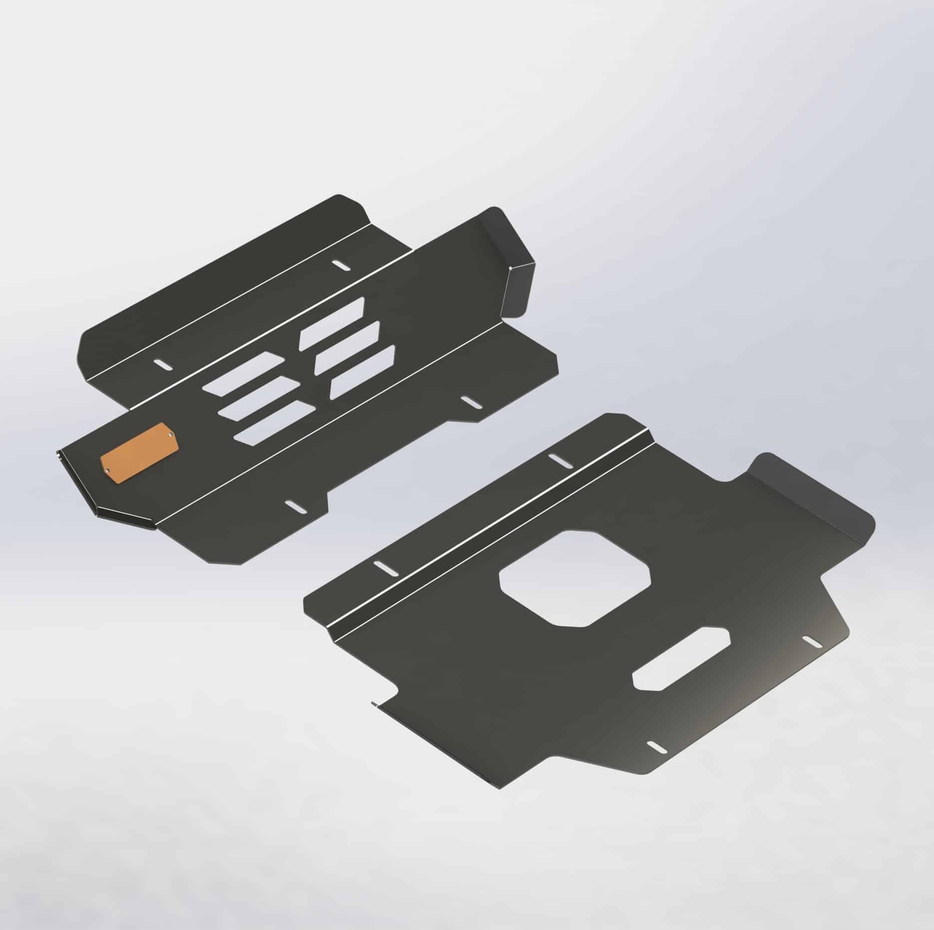 Toyota Hilux 2016+ Bash Plate (Half Length)
