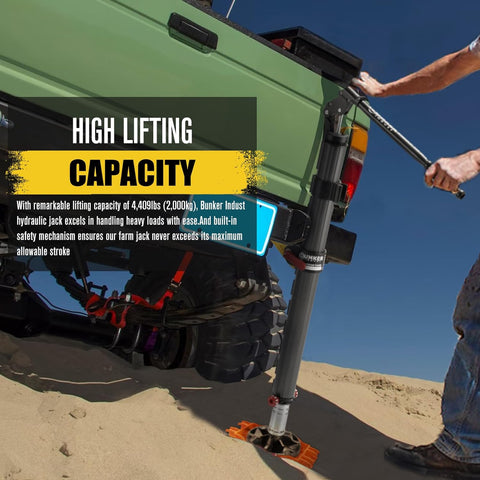 Hydraulic Lift Jack with Lift Mate & Storage Bag 4,409lbs Capacity