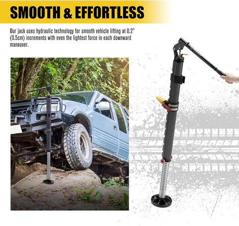 Hydraulic Lift Jack with Lift Mate & Storage Bag 4,409lbs Capacity