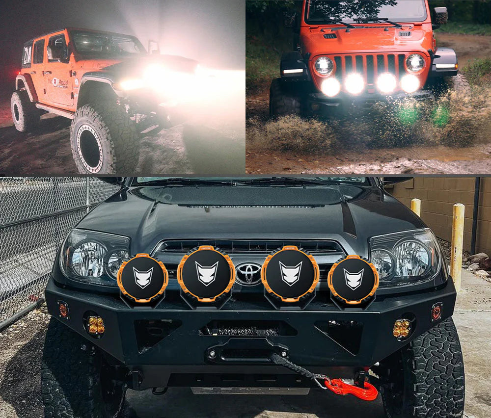 Lightfox 7inch+9inch Osram LED Driving Lights