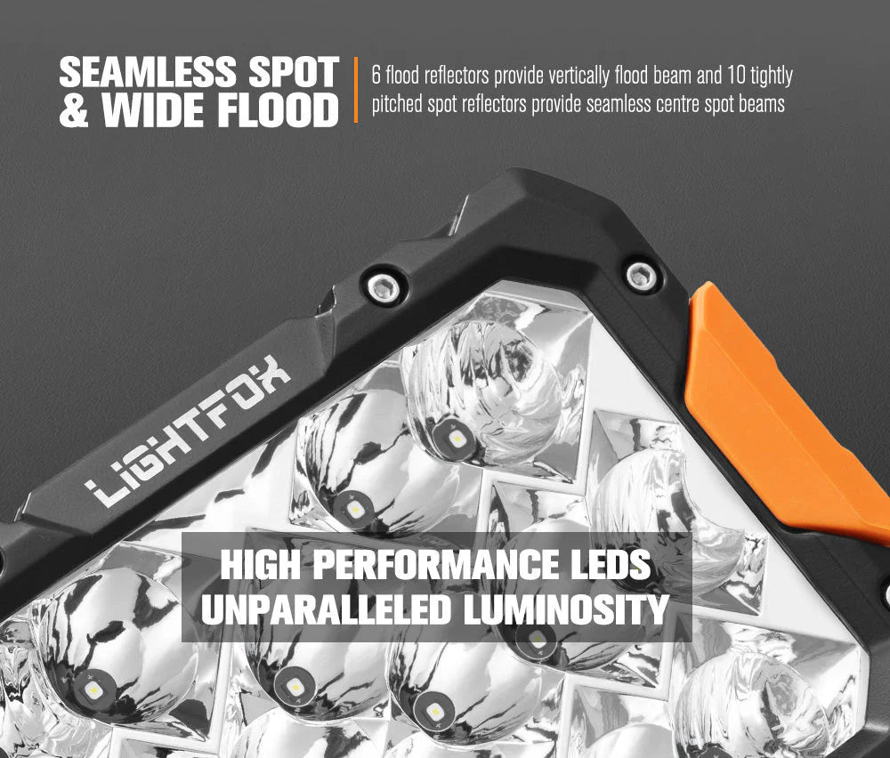 Lightfox Pegasus Series 9inch LED Driving Light 1Lux@2,972ft/906m IP68