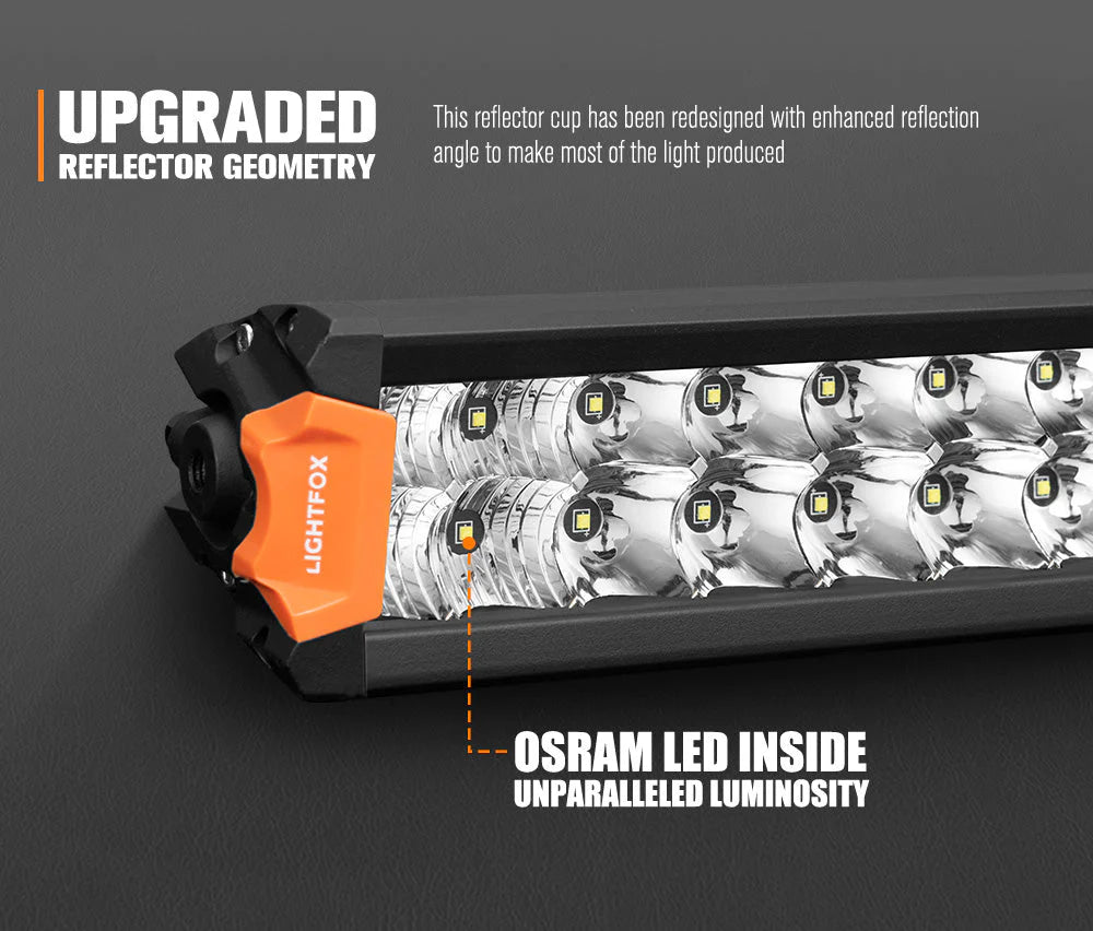 Lightfox Rigel Series 12inch Osram LED Light Bar 1Lux @ 337m 8,320 Lumens