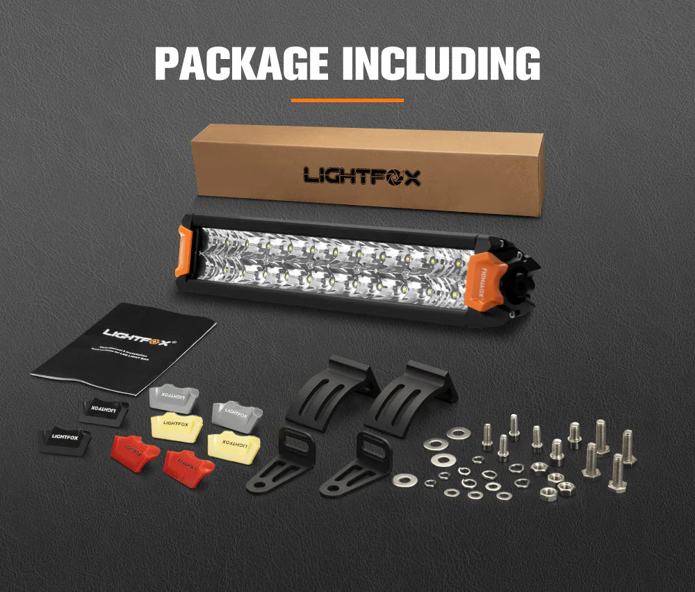 Lightfox Rigel Series 12inch Osram LED Light Bar 1Lux @ 337m 8,320 Lumens