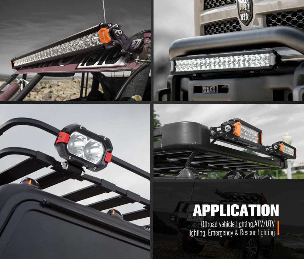 Lightfox Rigel Series 20inch Osram LED Light Bar 1Lux @ 590m 15,096 Lumens