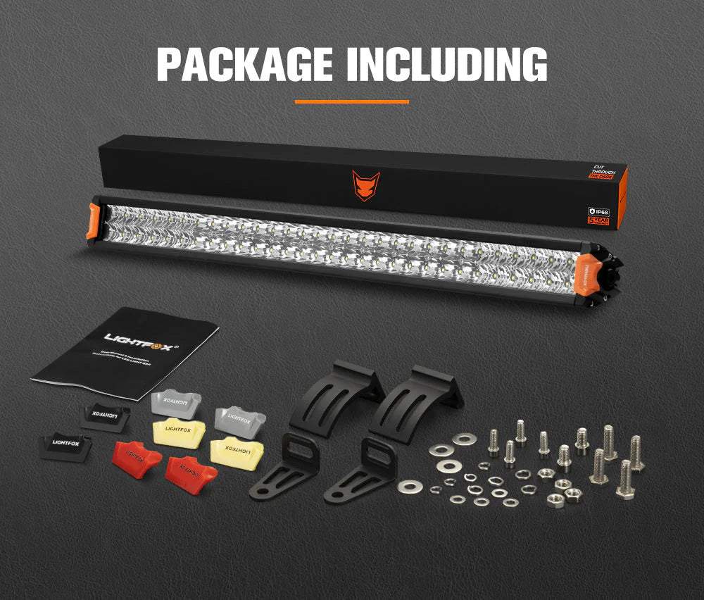 Lightfox Rigel Series 30inch Osram LED Light Bar 1Lux @ 612m 22,644 Lumens