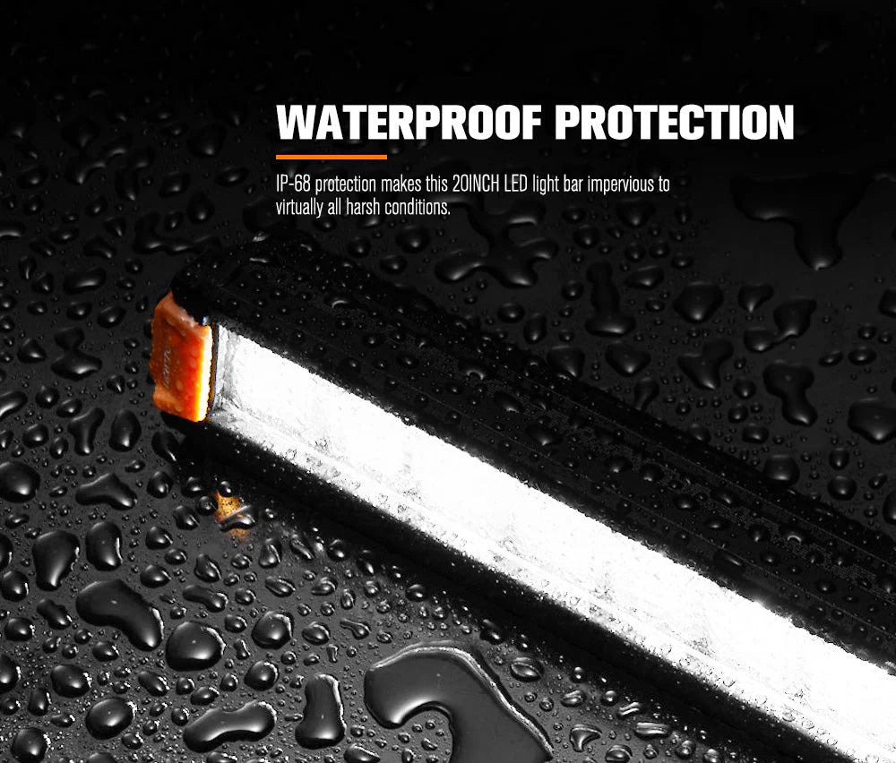 Lightfox Vega Series Pair 8inch Osram LED Light Bar 1Lux @ 606m 8,856 Lumens