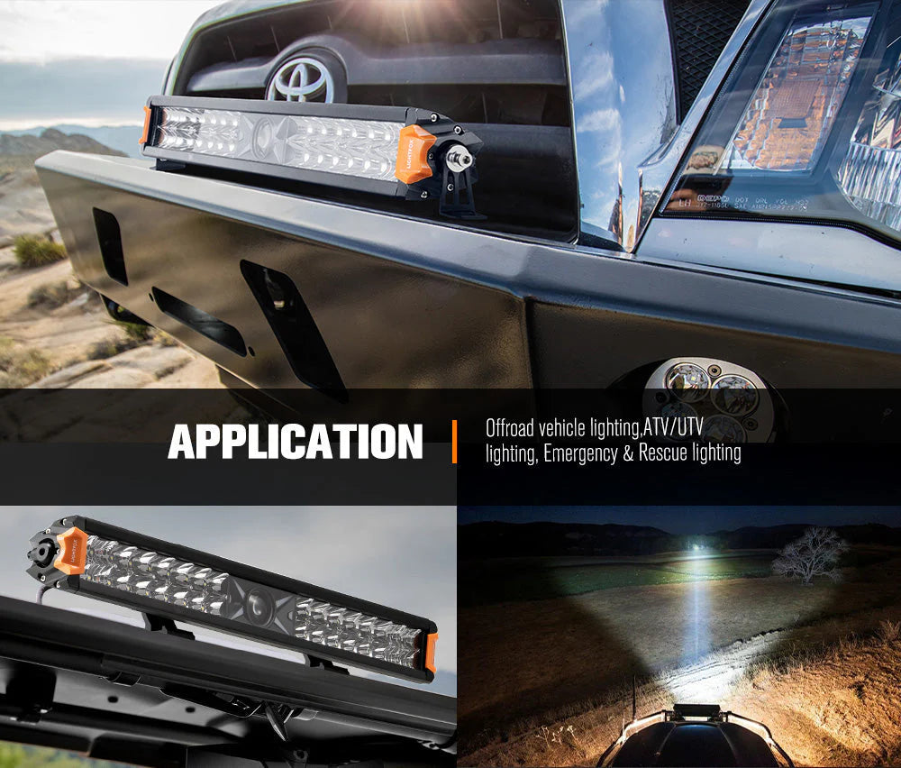 Lightfox Rigel Series 22inch Osram Laser LED Light Bar 1Lux @ 1,016m 9,650 Lumens
