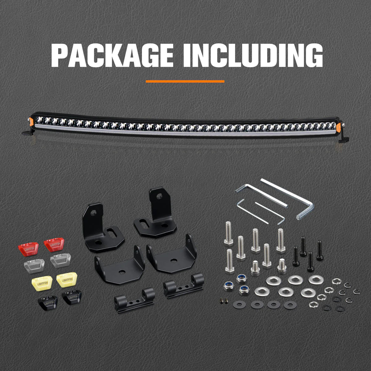 Lightfox 40inch Curved LED Light Bar 1Lux@2,411ft IP68 18,700 Lumens