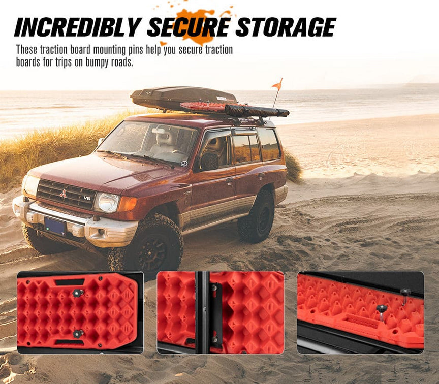 Recovery Tracks Mounting Pins 4 Mount Holder Roof Truck