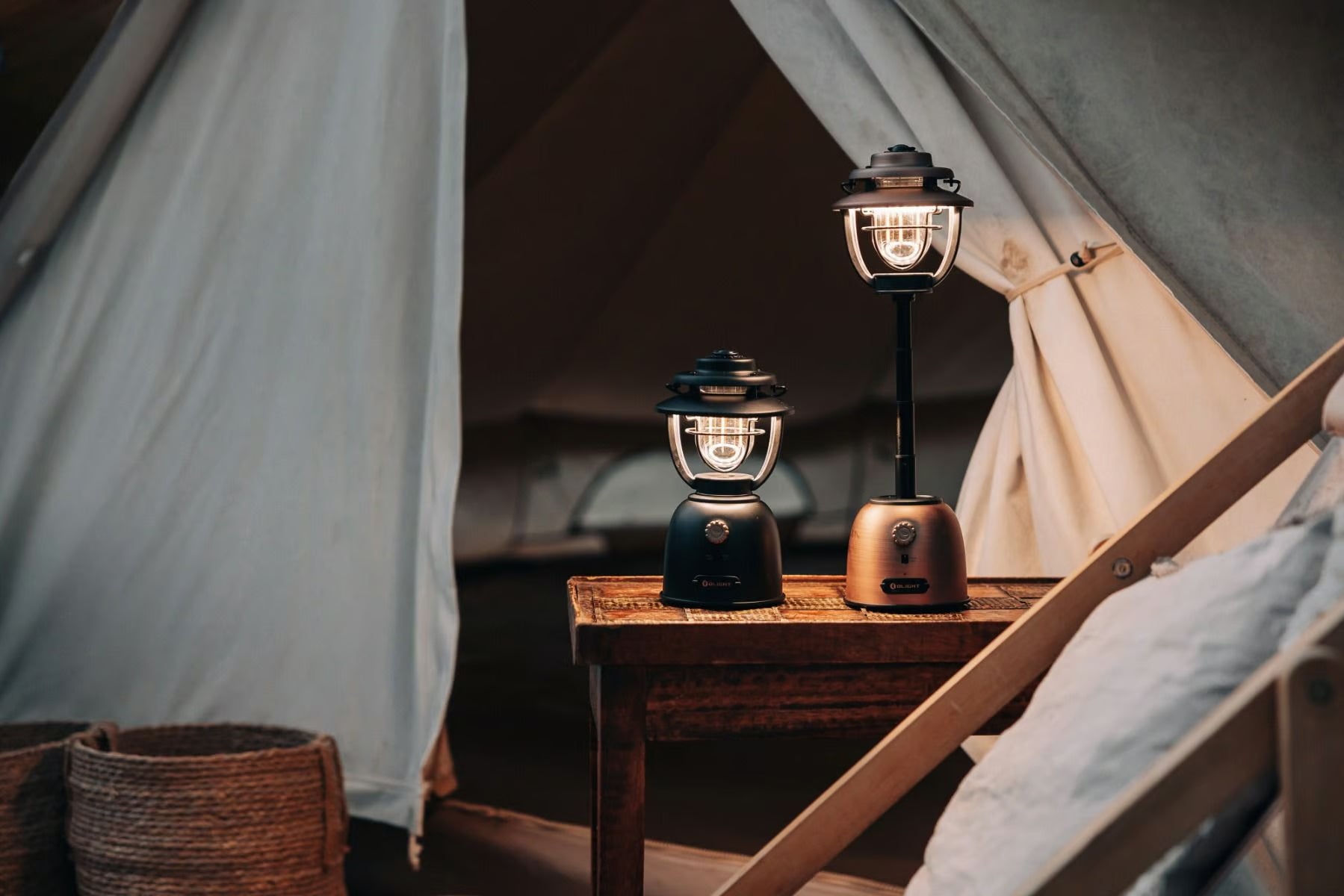 Olight Olantern Stretch Rechargeable LED Lantern – 500 Lumens – Uses Built-in 16000mAh Li-ion Battery Pack