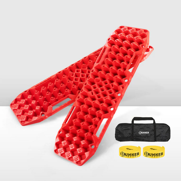 Pair Recovery Tracks Sand Track with Jack Base 10T Red