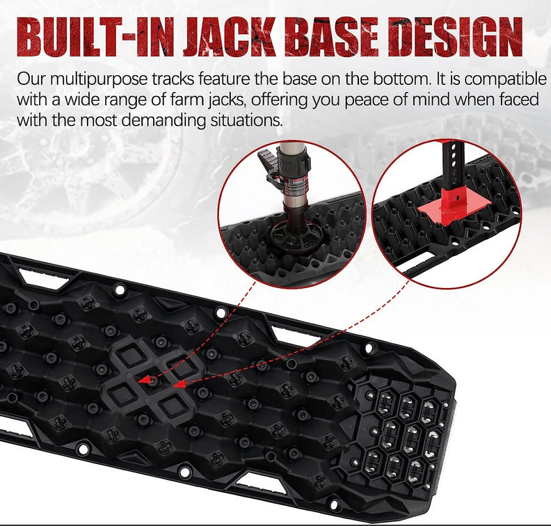 BUNKER INDUST Traction Boards with Replaceable Teeth & Steel Plate