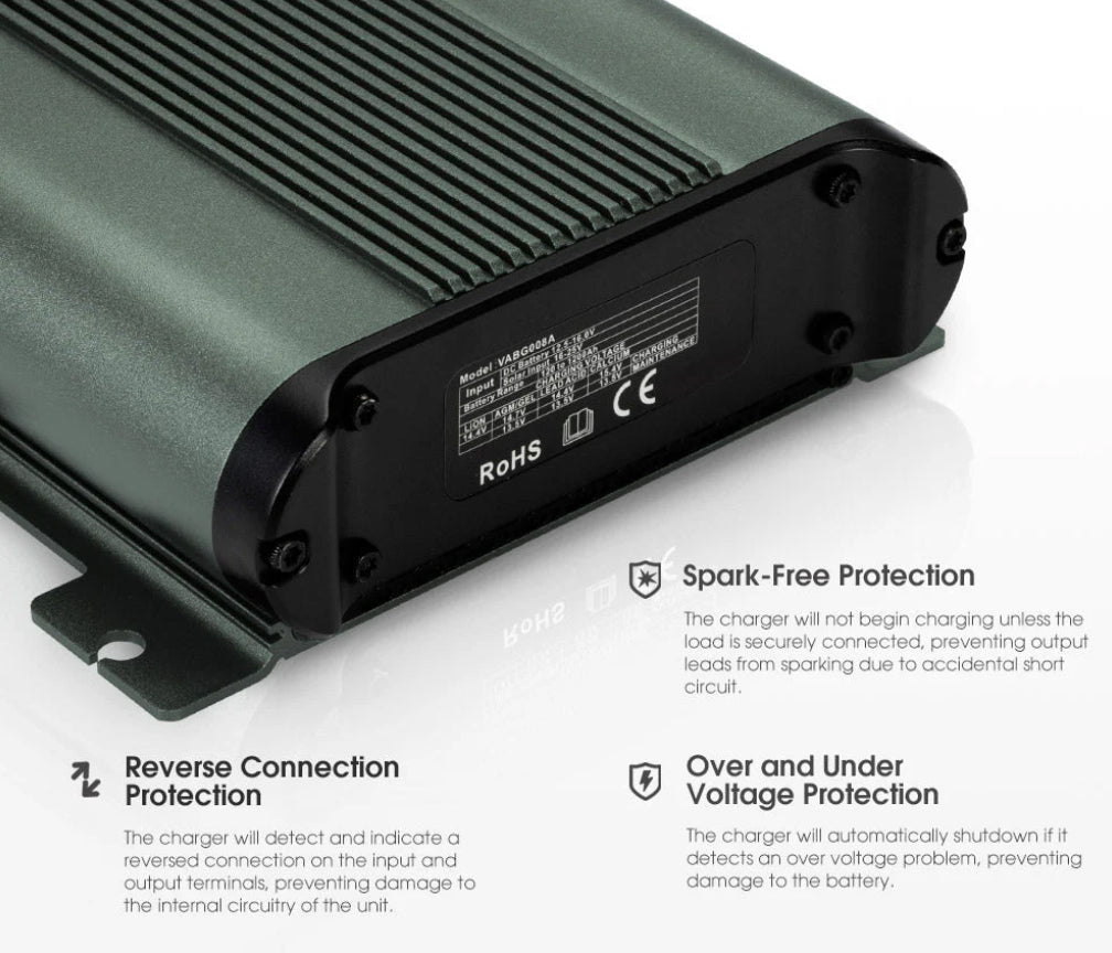 Atem Power 12V 40A DC to DC Battery Charger MPPT System Kit Isolator Dual Battery