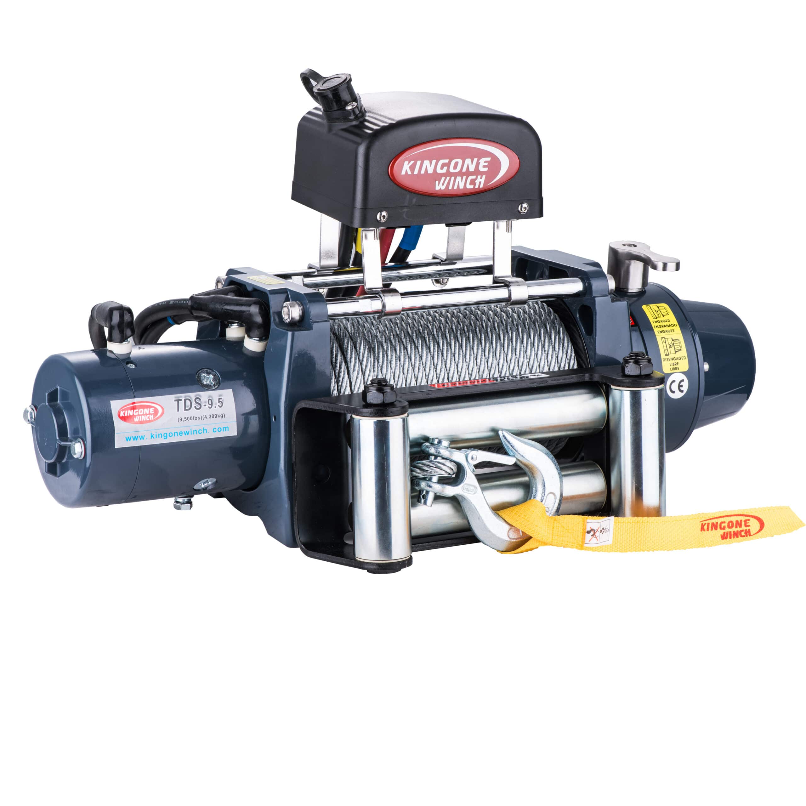 Kingone TDS 9,500lbs Winch Steel Cable