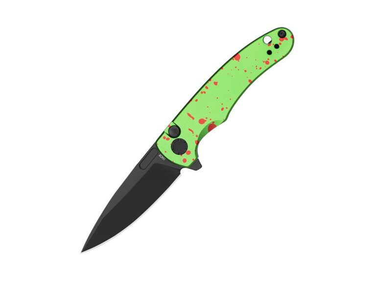 Olight Mettle 2 Folding Knife Zombie Green Oknife 154CM Blade 170mm