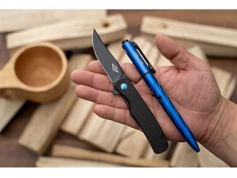 Olight Chital Mini Folding Knife G10 Handle D2 Blade Black