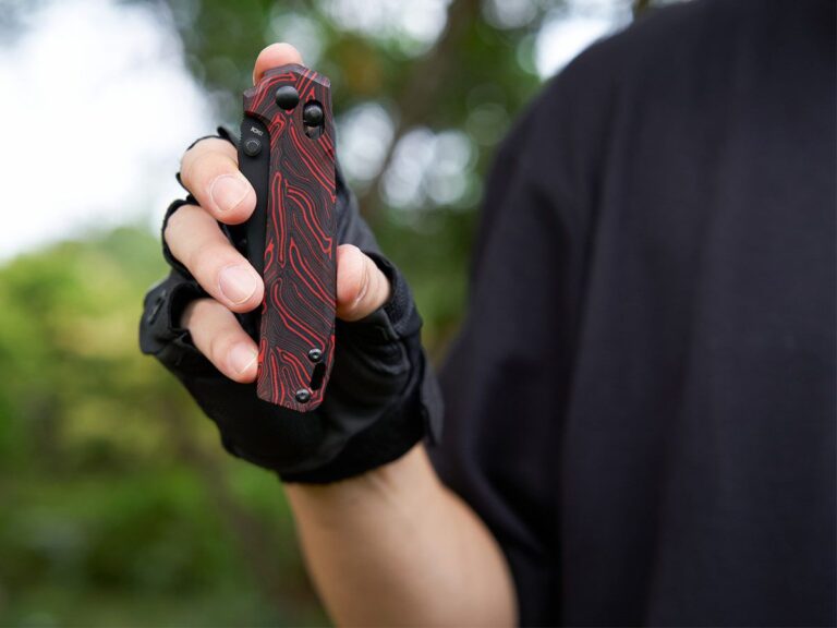 Olight Rubato Folding Knife Damascus G10 Handle 154CM Blade