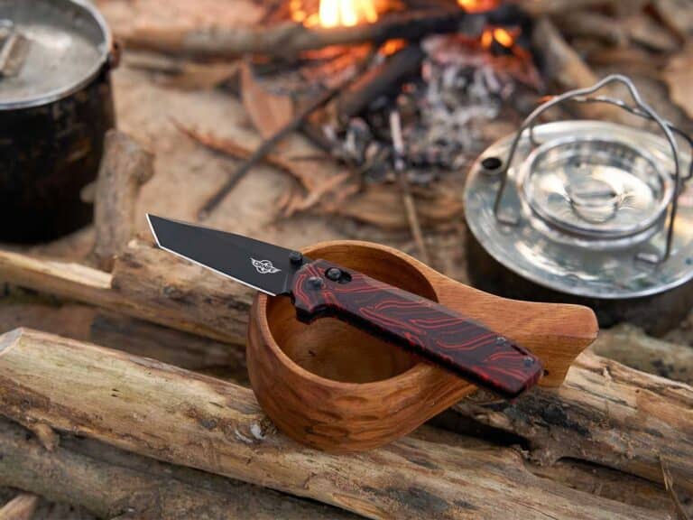 Olight Rubato Folding Knife Damascus G10 Handle 154CM Blade