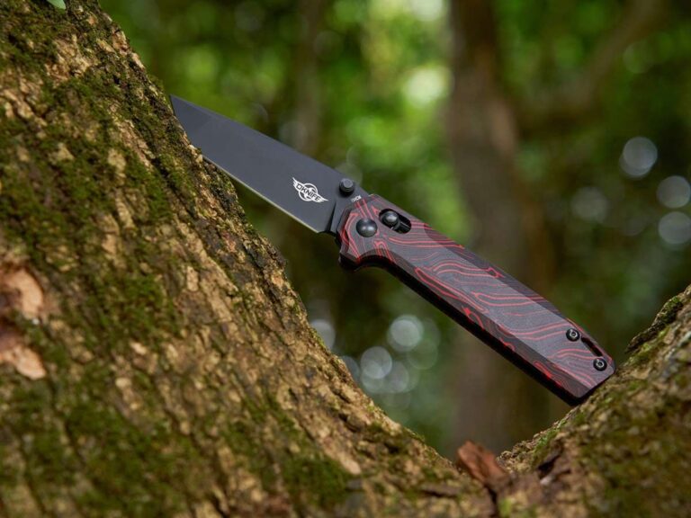 Olight Rubato Folding Knife Damascus G10 Handle 154CM Blade
