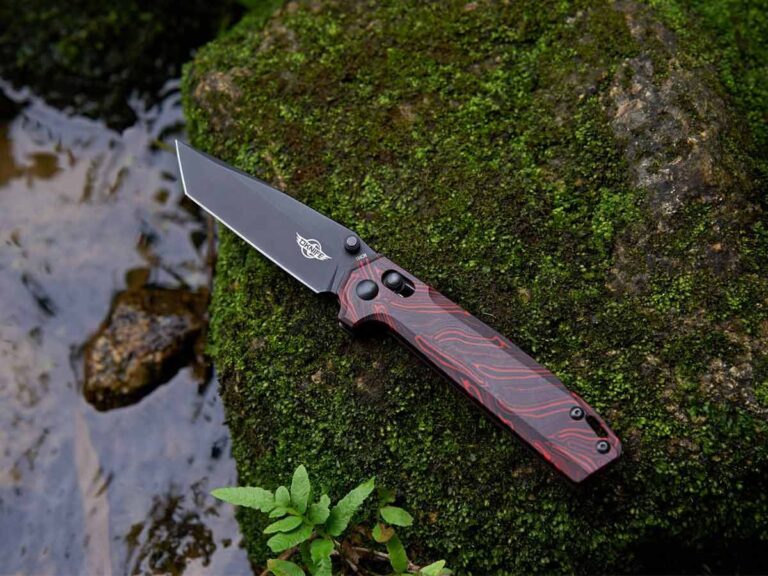 Olight Rubato Folding Knife Damascus G10 Handle 154CM Blade