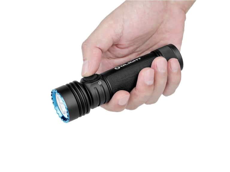 Olight Seeker 4 Pro Rechargeable LED Flashlight – 4600 Lumens – Cool White – Includes 1 x 21700