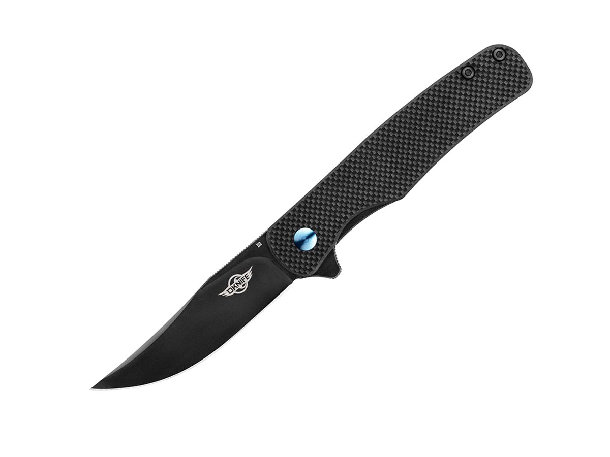 Olight Chital Folding Knife G10 Handle D2 Blade Black Oknife