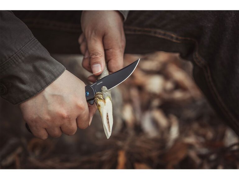 Olight Chital Folding Knife G10 Handle D2 Blade Black Oknife