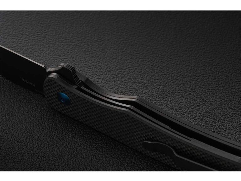 Olight Chital Folding Knife G10 Handle D2 Blade Black Oknife