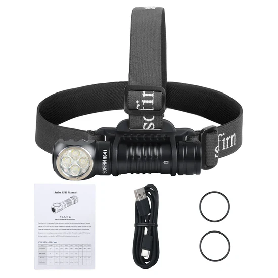 Sofirn HS41 4000 Lumen 325m Throw Rechargeable Headlamp with 21700 Battery
